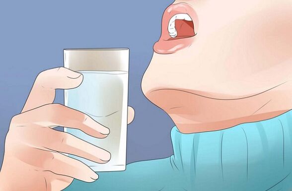 Rinsing your mouth with saline reduces the urge to smoke